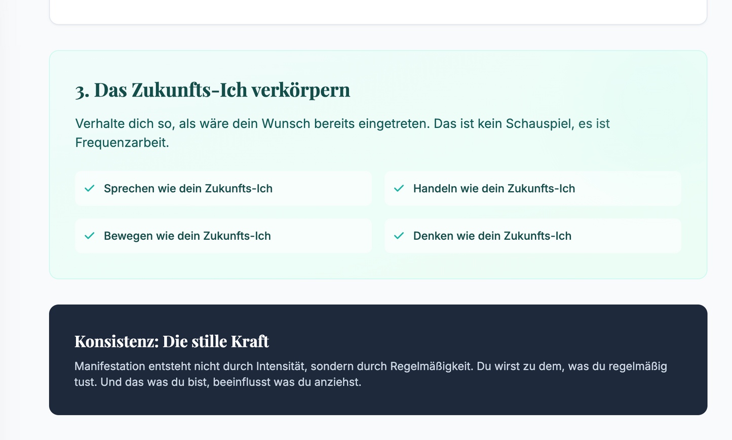 Frequenzen & Manifestation