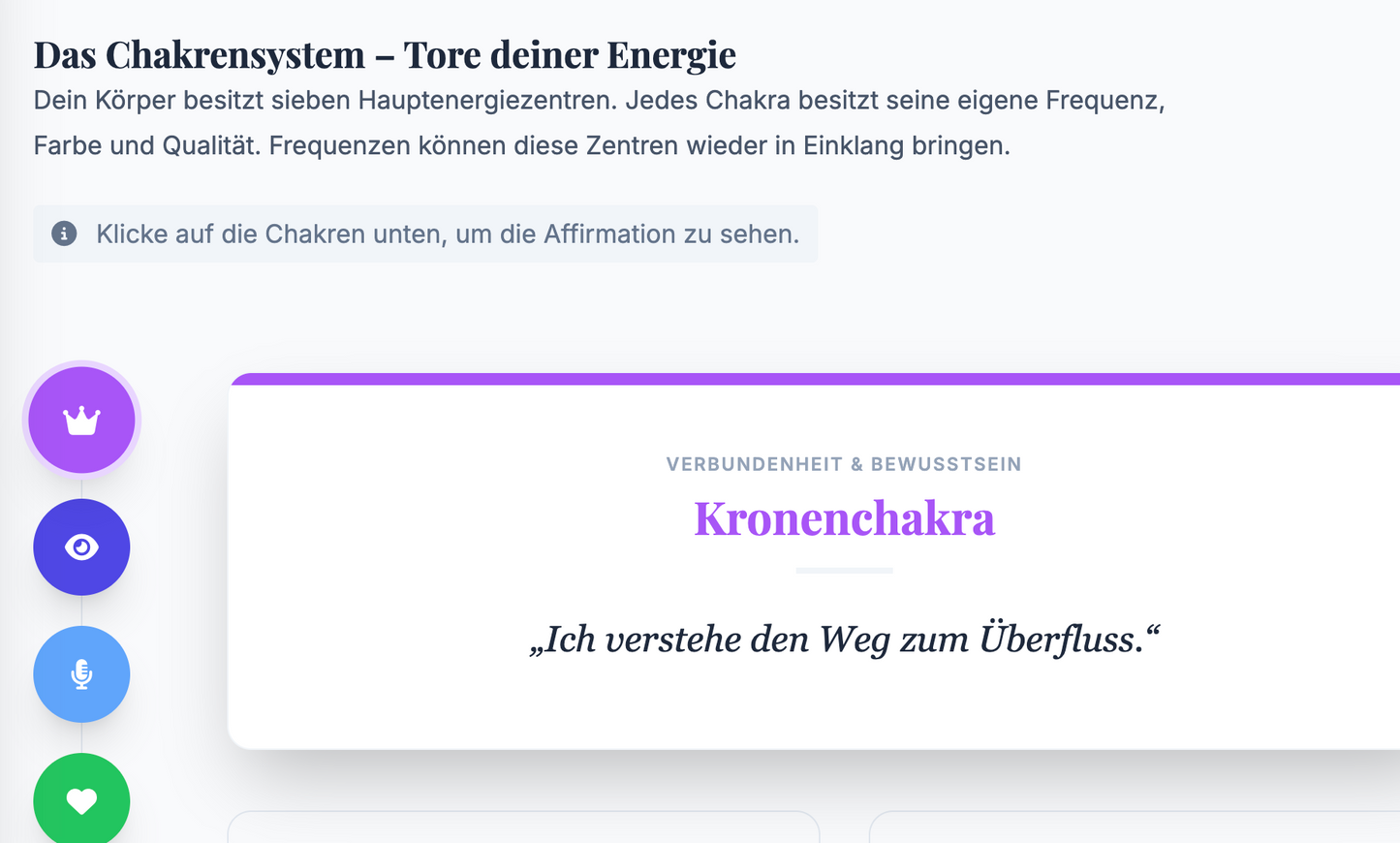 Frequenzen & Manifestation